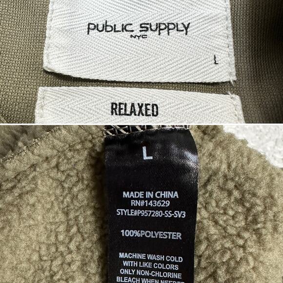 Public Supply Hoodie City Of Los Angeles Embroidered Streetwear Unisex Sz: L - Picture 7 of 7